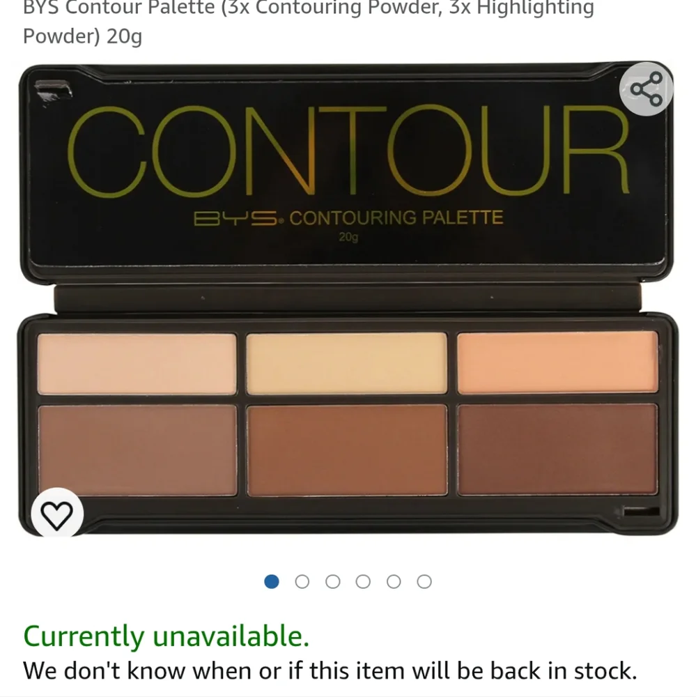 NEW!! BYS CONTOUR Palette (OUT OF STOCK)